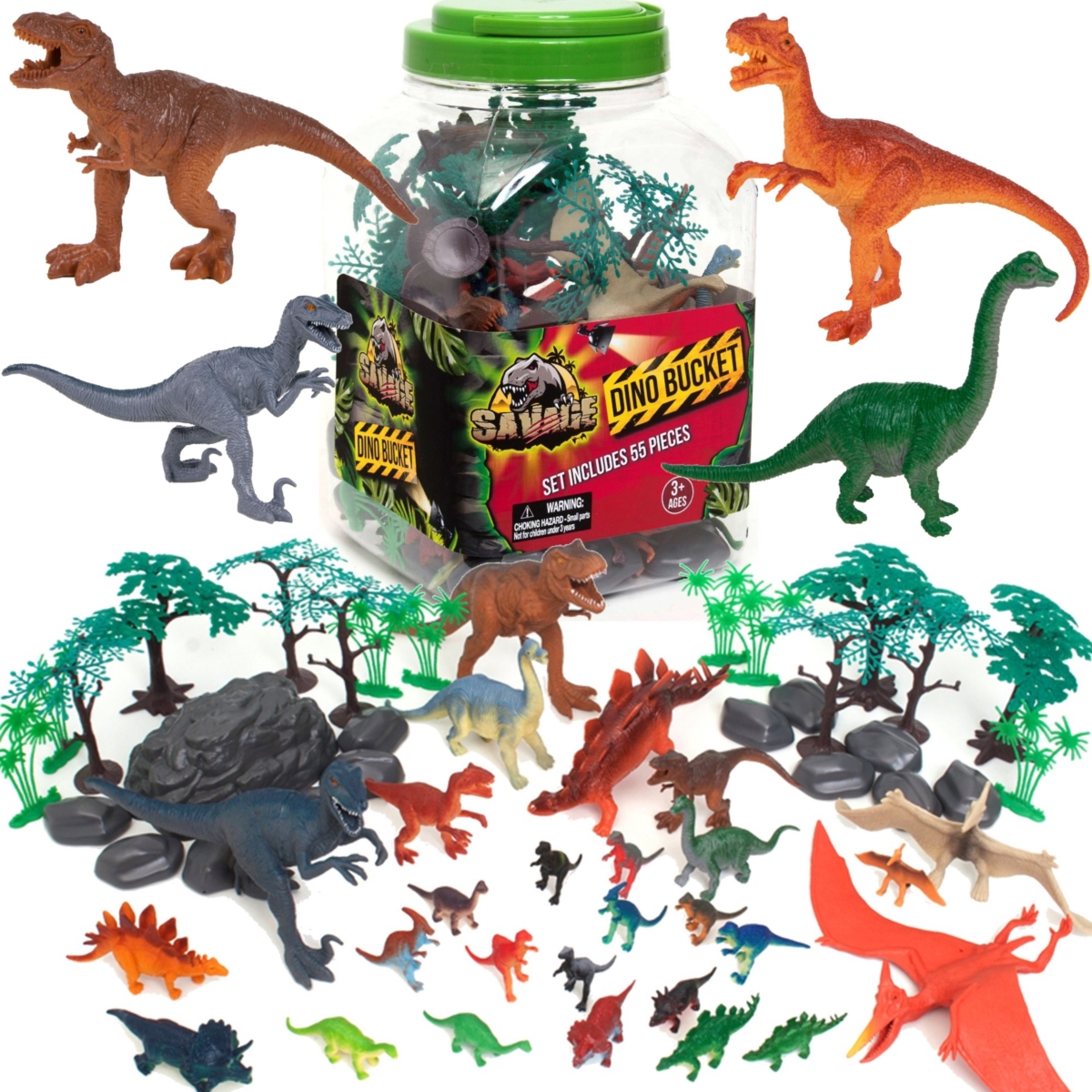 *****Boley Dinozaury zest.55el w pojem.76094 60946