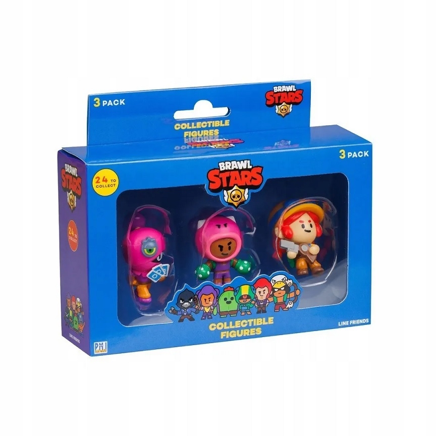 BRAWL STARS figurki 3pak wer.B 12146