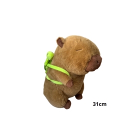 Kapibara średnia 31cm z plecaczkiem 00023