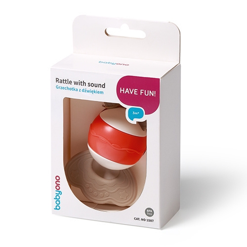 BABYONO GRZECHOTKA Z GRYZAKIEM 1587