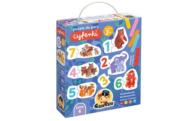 CzuCzu puzzle do pary cyferki 93686