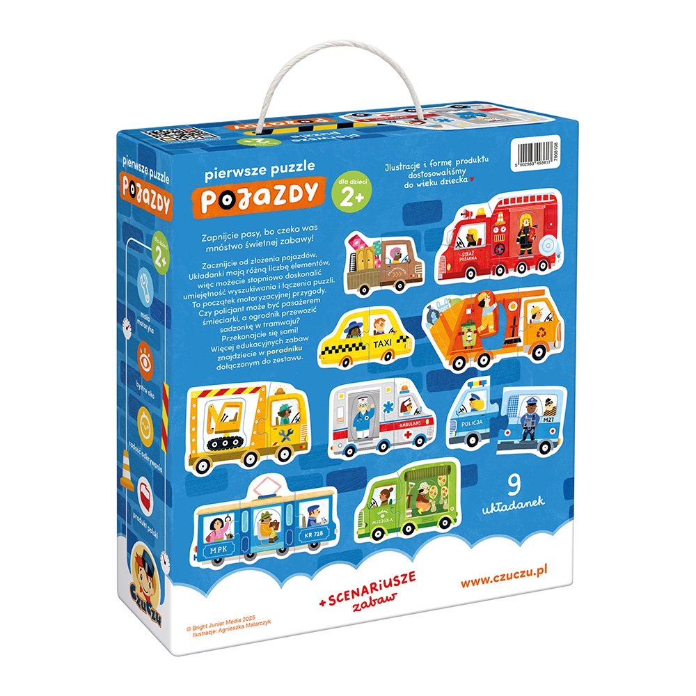 CzuCzu pierwsze puzzle pojazdy 93617