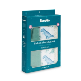SENSILLO PIELUCHA BAMBUSOWA DINO 3 SZT