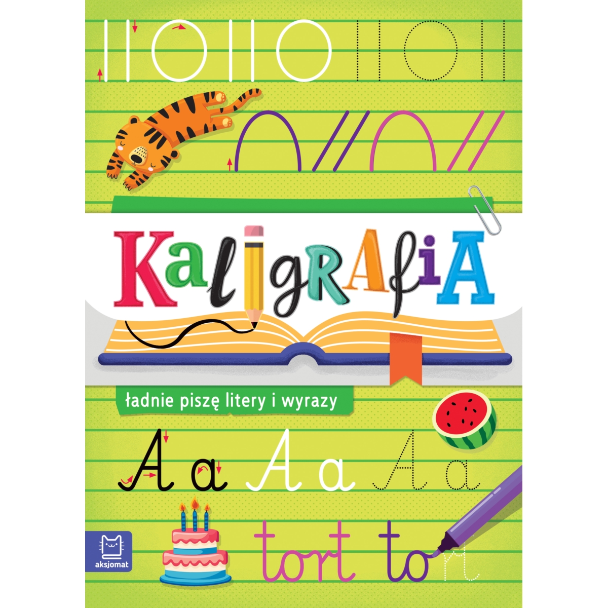 Kaligrafia Ładnie piszę litery i wyrazy 41178