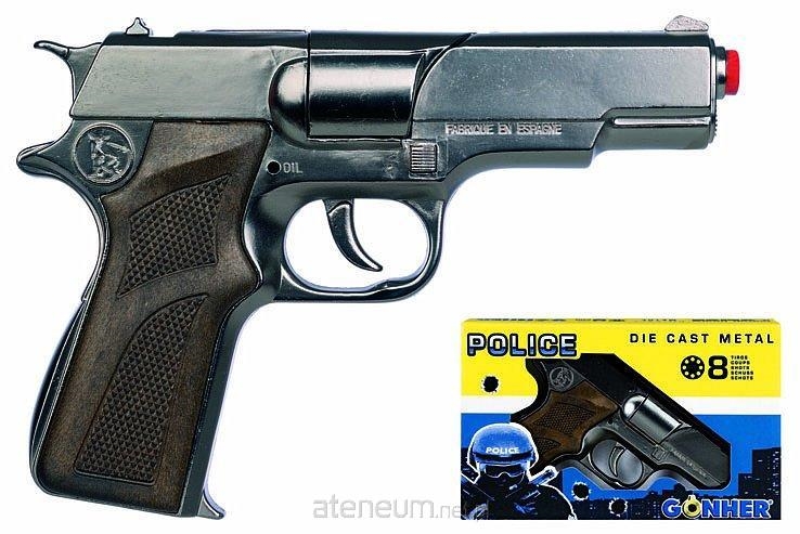 GONHER pistolet metal policjanta 8nab 125/0 12502