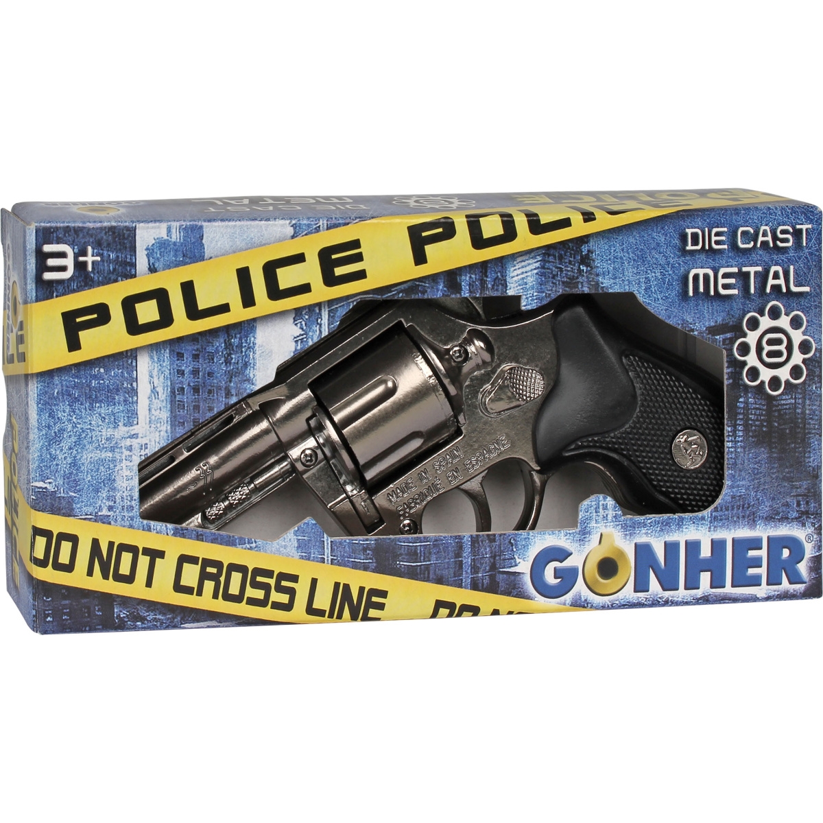 GONHER rewolwer policyjny metal 8nab 33/0 03302