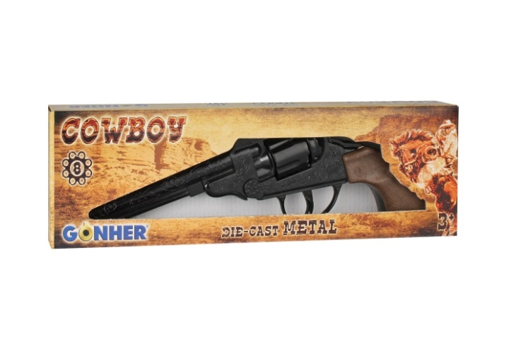 GONHER rewolwer kowboja metalowy 8nab 88/6 08864