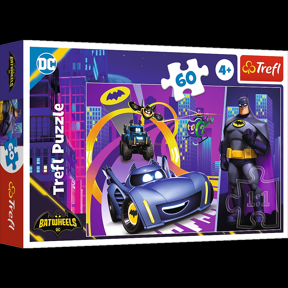 PUZZLE 60 Batman i jego pojazdy 17400