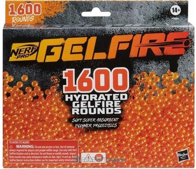 Nerf Gelfire kulki wodne 1600 F8681 94046