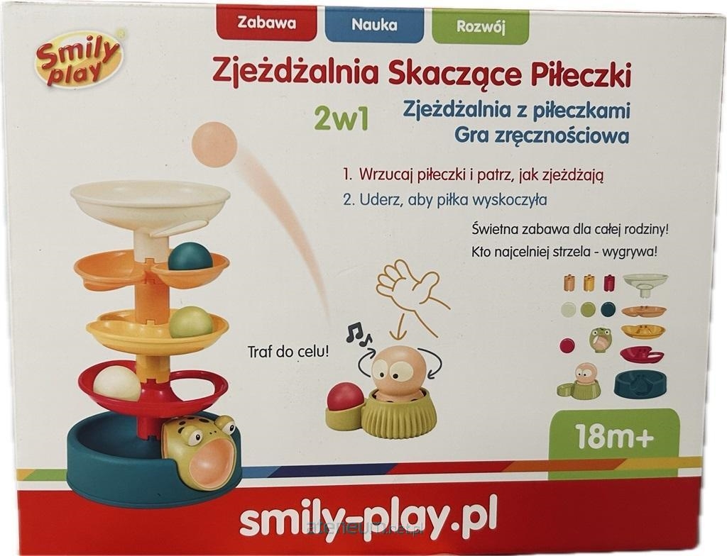 Zjeżdżaln.skacz.piłeczki SmilyP SP84959 49597
