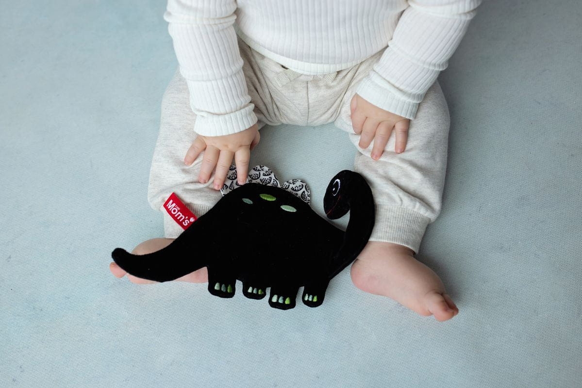 Dinozaur szeleszcząca szmatka kontrast.123 61230