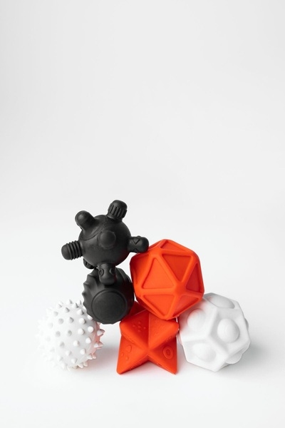 Piłeczki sensoryczne 6szt kontrastowe 887 68871