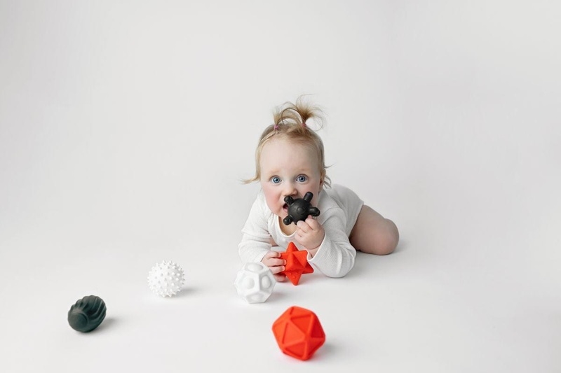 Piłeczki sensoryczne 6szt kontrastowe 887 68871