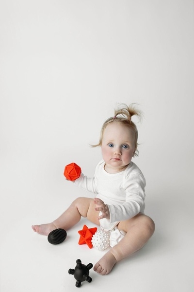 Piłeczki sensoryczne 6szt kontrastowe 887 68871