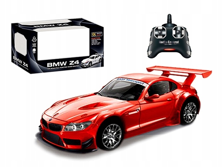 Auto R/C BMW Z4 czerwone 137471