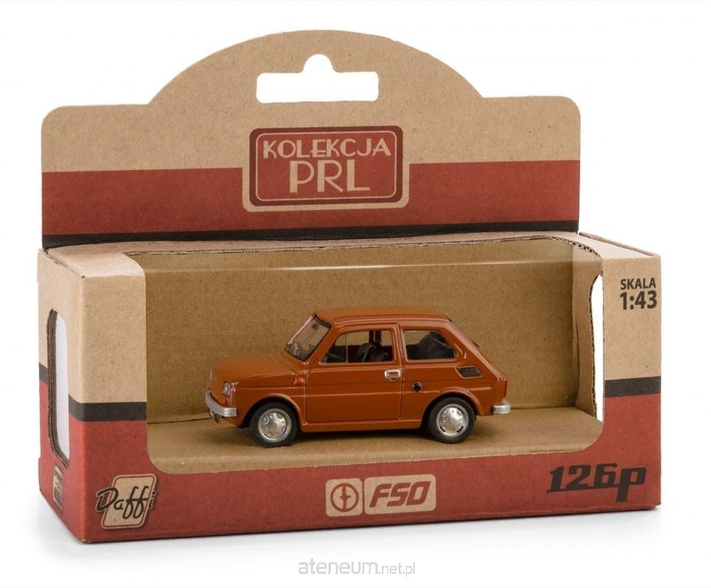 Model Fiat 126p brązowy K-568 15682