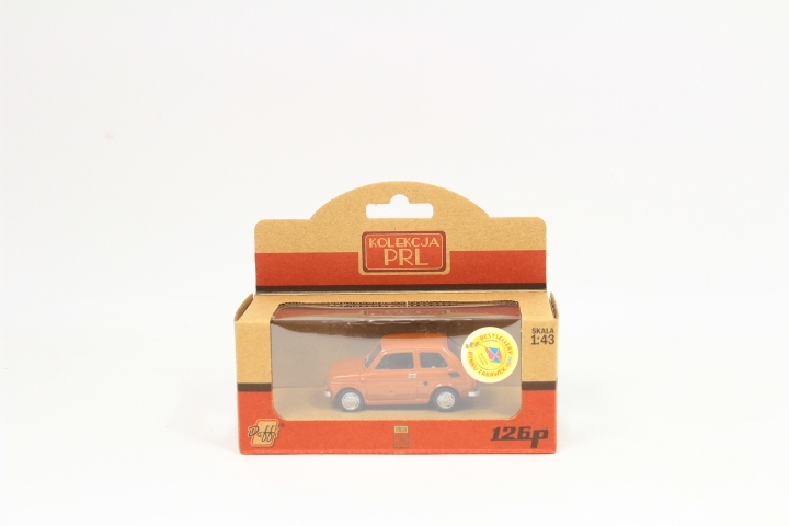 Model Fiat 126p brązowy K-568 15682