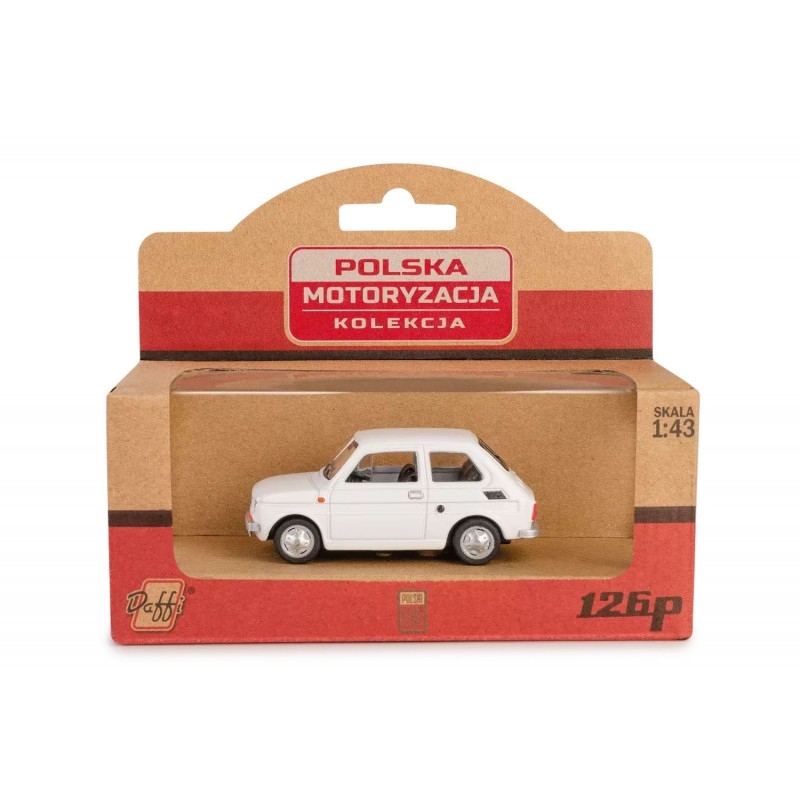 Model Fiat 126p biały K-569 15699
