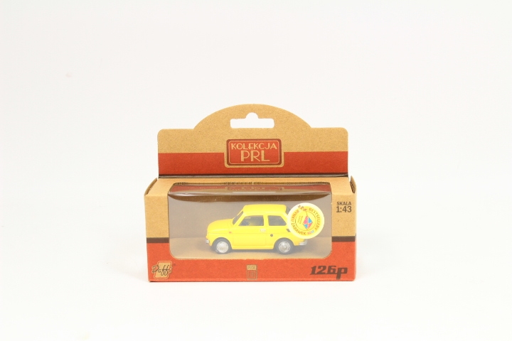 Model Fiat 126p żółty K-570 15705