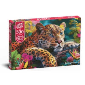 Puzzle 500 Cherrypazzi RecliningLeopard 20166