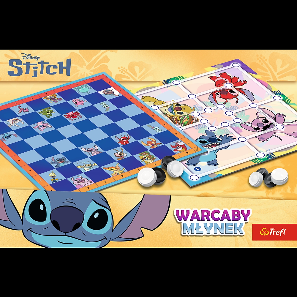 GRA Warcaby i Młynek Lilo_Stitch 02799