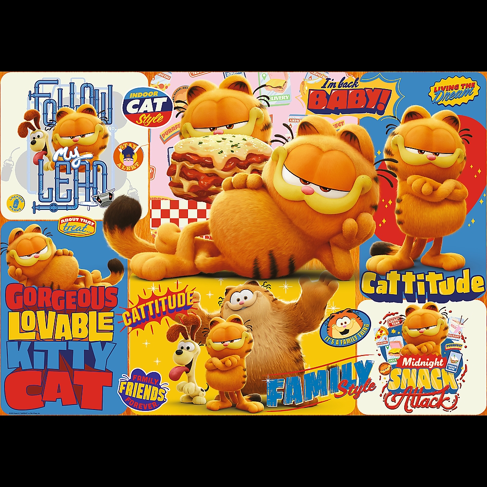 PUZZLE 1000 Przygody Garfielda 10935