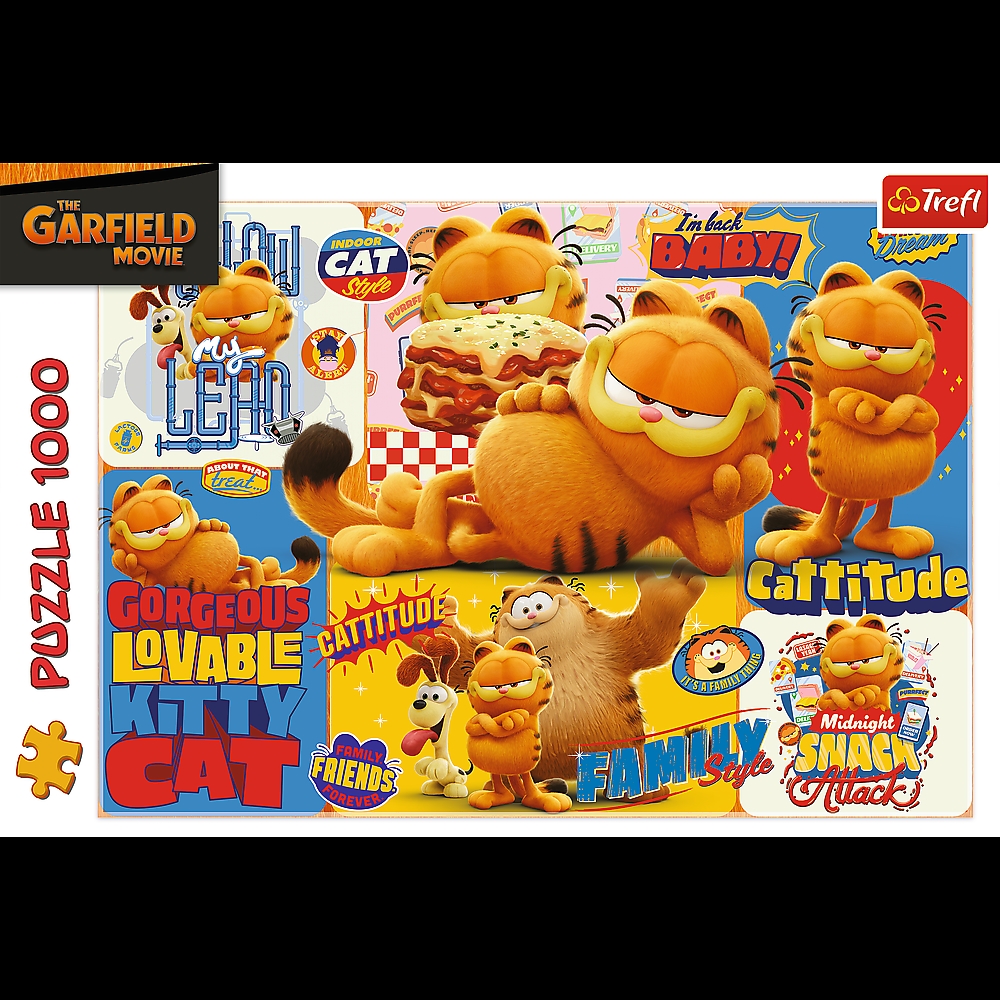 PUZZLE 1000 Przygody Garfielda 10935