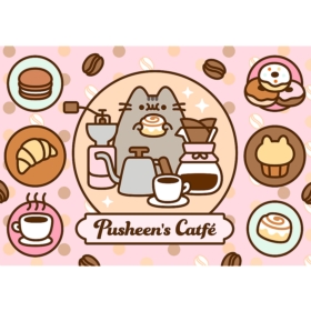 PUZZLE 500 Pusheen w kawiarni 37528
