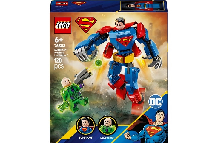 *****LEGO SUPERHEROES Mech Supermana v Lex..76302