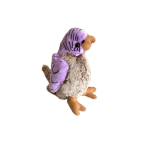 Papuga 17cm fioletowa 13911 21304