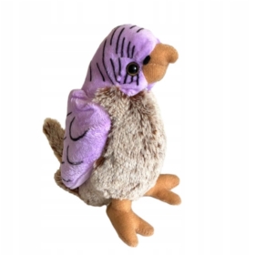 Papuga 17cm fioletowa 13911 21304