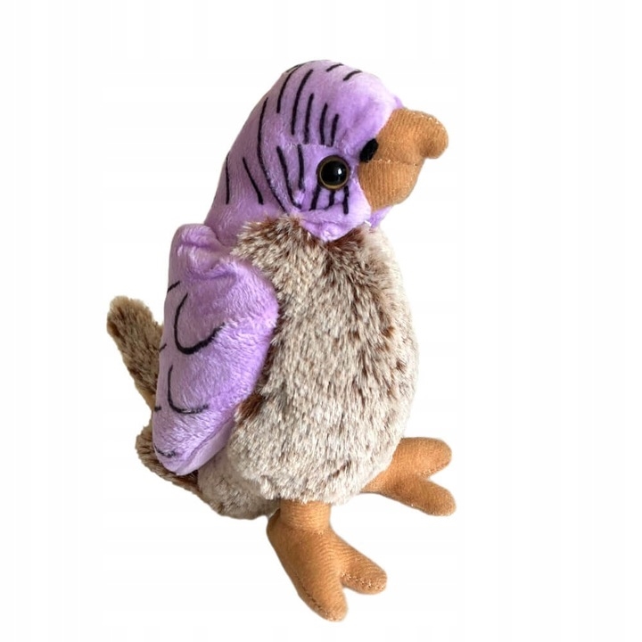 Papuga 17cm fioletowa 13911 21304