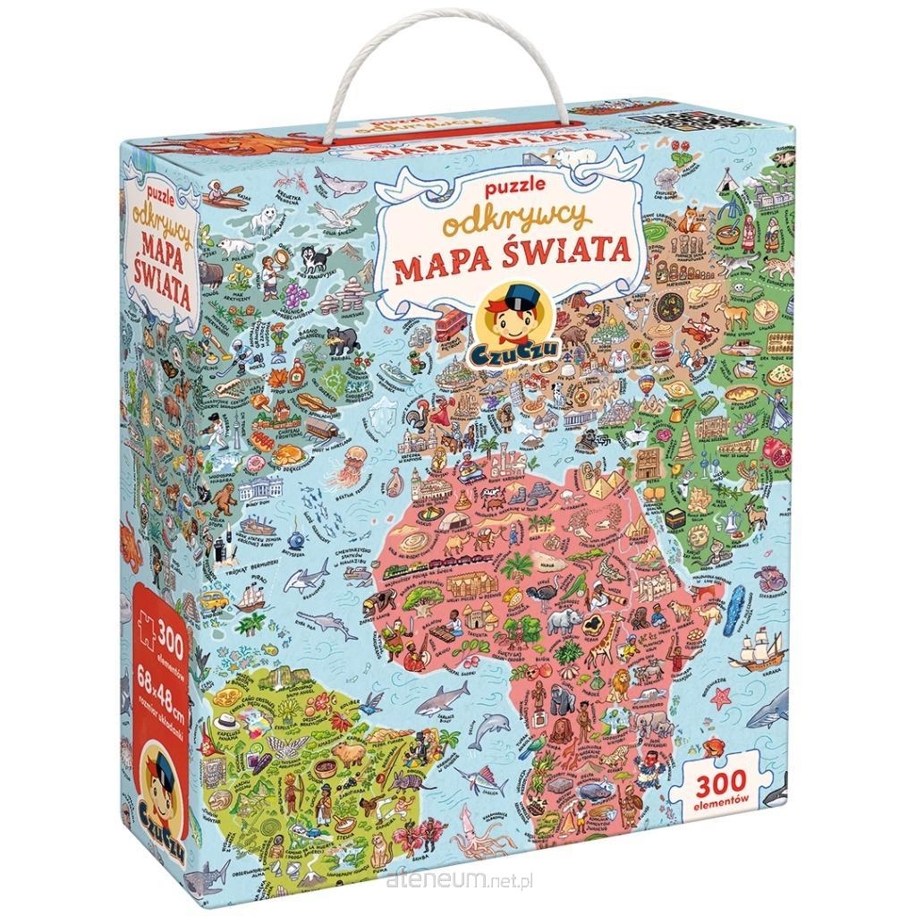 CzuCzu Puzzle odkrywcy Mapa Świata 7+ 93693
