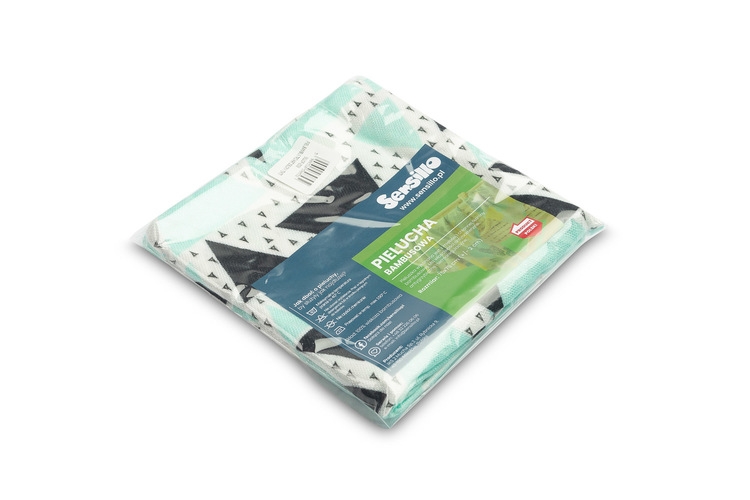 PIELUCHA BAMBUS TRÓJKĄT ZIELONY 75x75