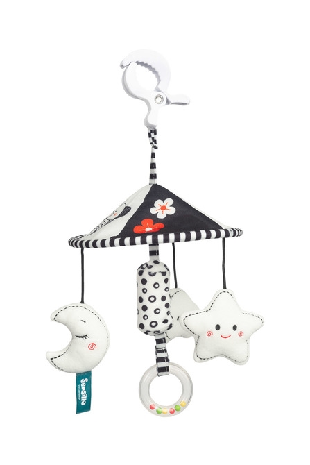 BLACK&WHITE KARUZELA DO WÓZKA GWIAZDKA