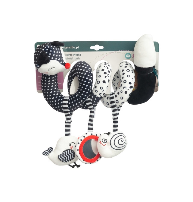 BLACK&WHITE SPRĘŻYNKA EDUKACYJNA LISEK