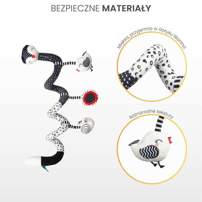 BLACK&WHITE SPRĘŻYNKA EDUKACYJNA LISEK