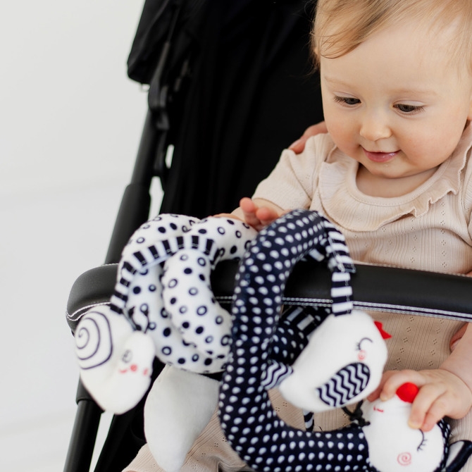 BLACK&WHITE SPRĘŻYNKA EDUKACYJNA LISEK