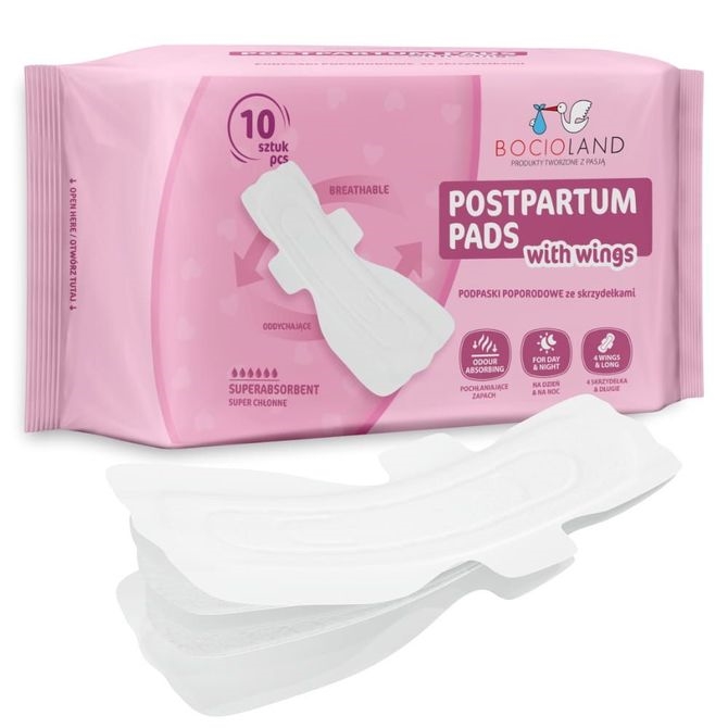 BOCIOLAND PODKŁADY POPORODOWE 10SZT.