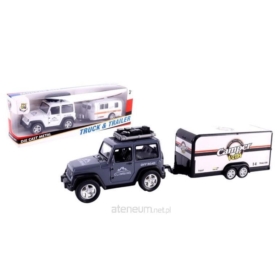 Terenówka z przyczepą mix