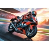 Puzzle 100 Szybki motocykl TREFL