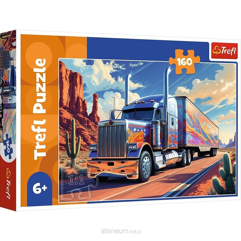 Puzzle 160 Ciężarówka w trasie TREFL
