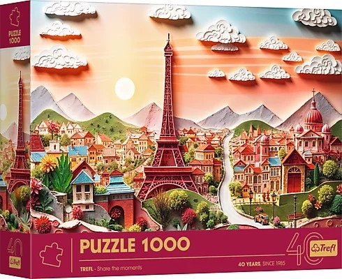Puzzle 1000 Paper Art: Paryż 40044