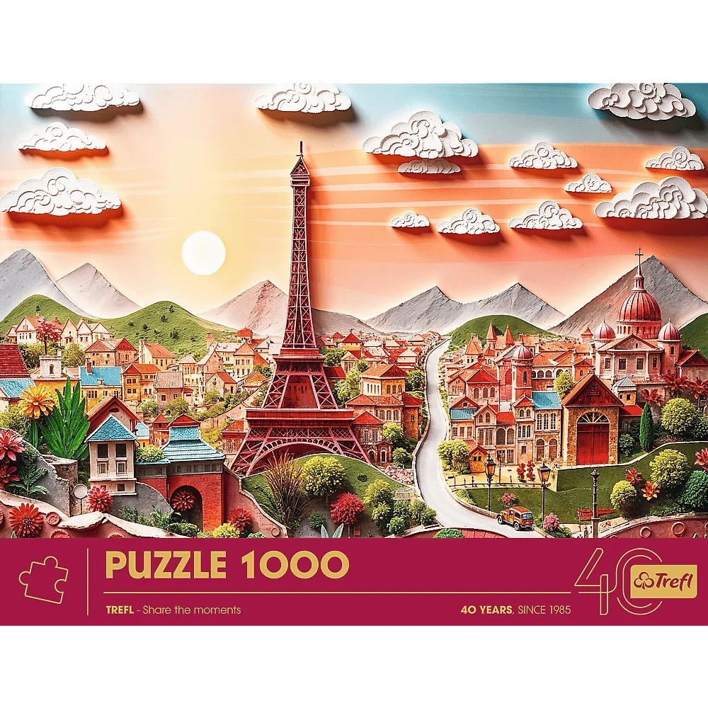 Puzzle 1000 Paper Art: Paryż 40044