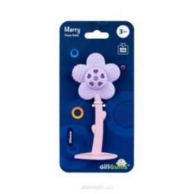 Grzechotka radosny kwiatek fioletowy