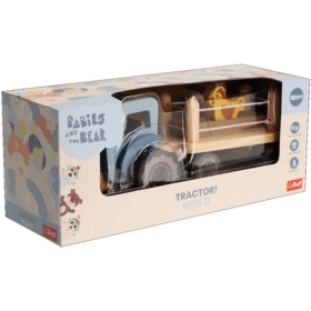 Zabawka drewniana - Traktor. Bobaski i Miś TREFL
