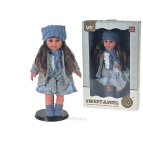 Lalka w zimowym ubranku 35cm