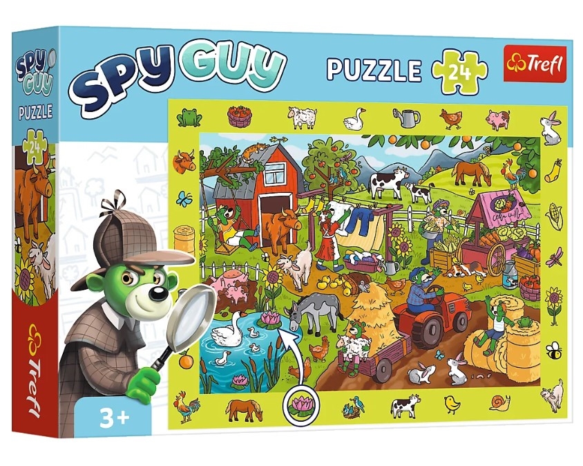 Puzzle 24 Obserwacyjne - Spy Guy Farma TREFL