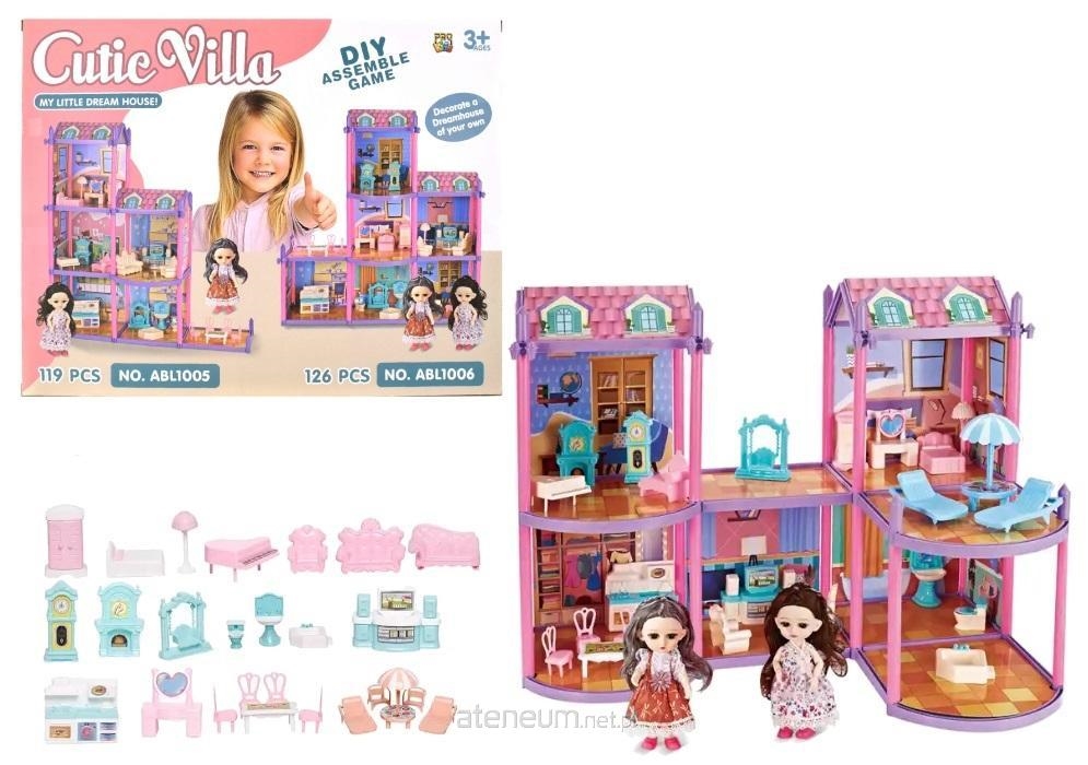 Domek dla lalek Cute Villa