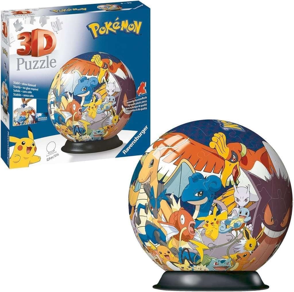 Puzzle 3D 72 Kula Pokemon